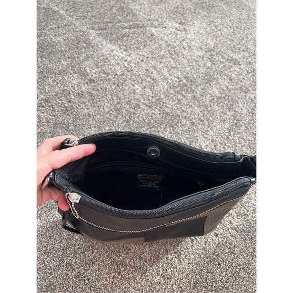 Black Great American Leatherworks Patchwork Handbag - Picture 3 of 10